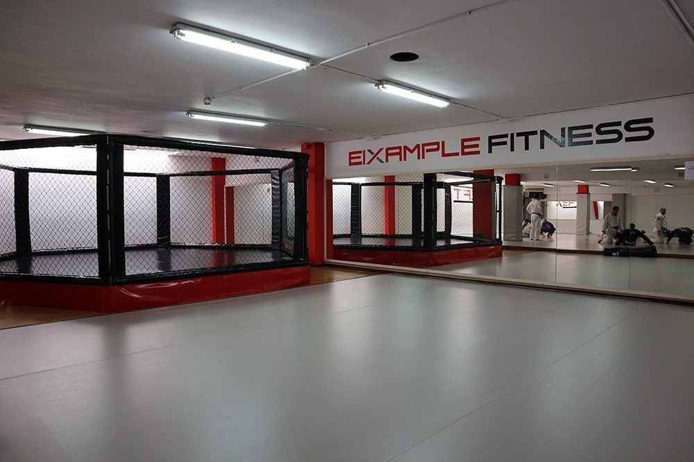 Jaula de MMA XFit Eixample Jaula de MMA del gimnasio Xfit Eixample